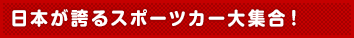 日本が誇るスポーツカー大集合!